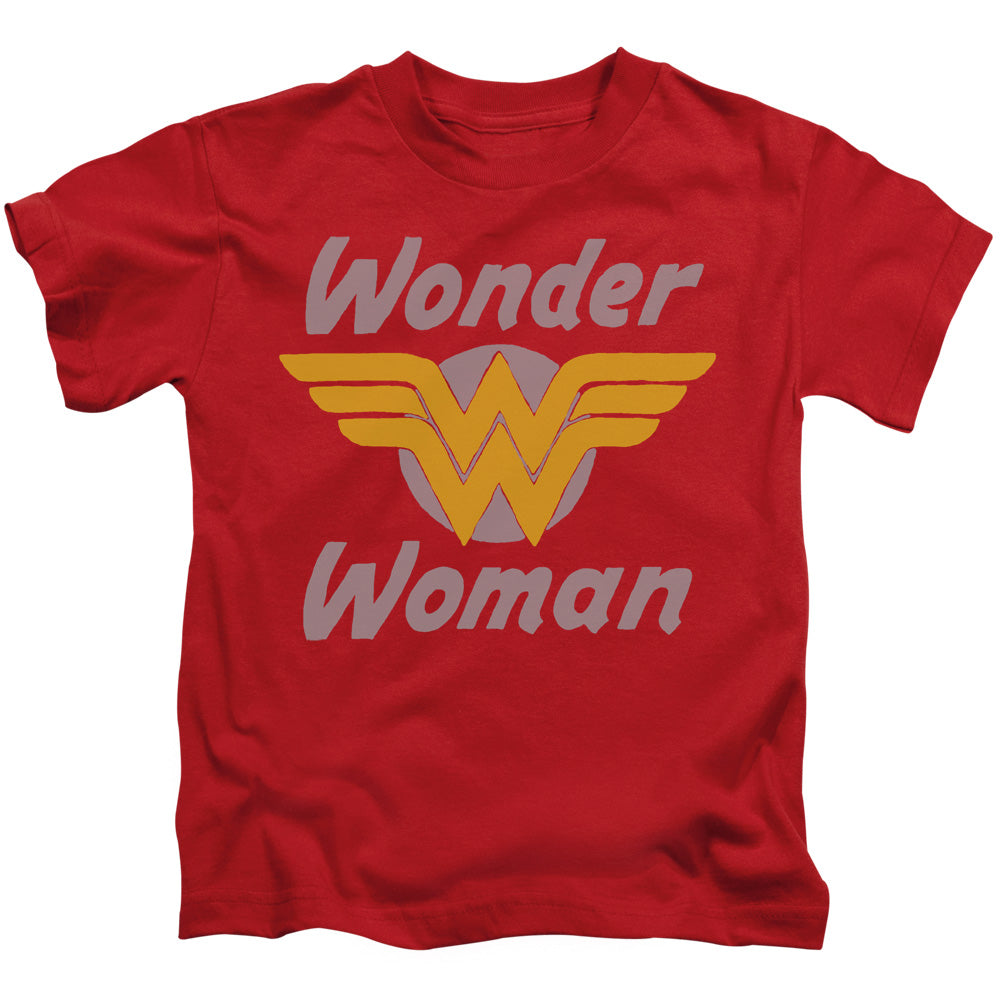 DC Comics Wonder Wings Juvenile Kids Youth T Shirt Red