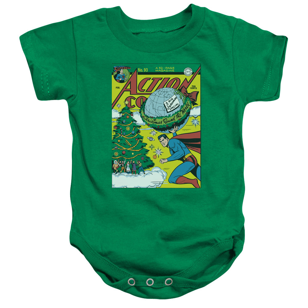 DC Comics Cover No. 93 Infant Baby Snapsuit Kelly Green