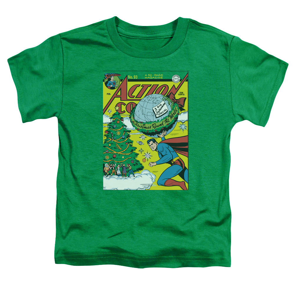 DC Comics Cover No. 93 Toddler Kids Youth T Shirt Kelly Green