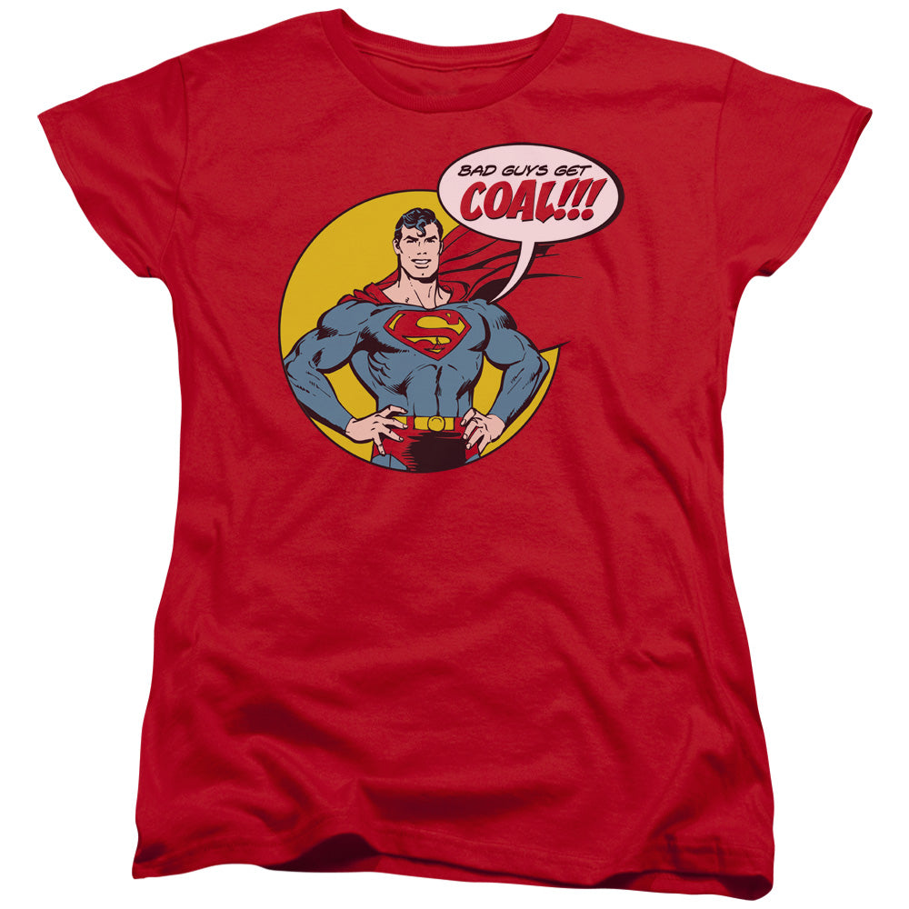 DC Comics Coal Womens T Shirt Red