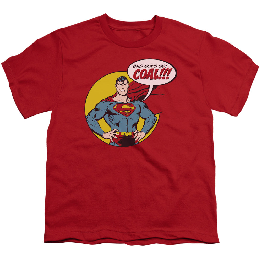 DC Comics Coal Kids Youth T Shirt Red