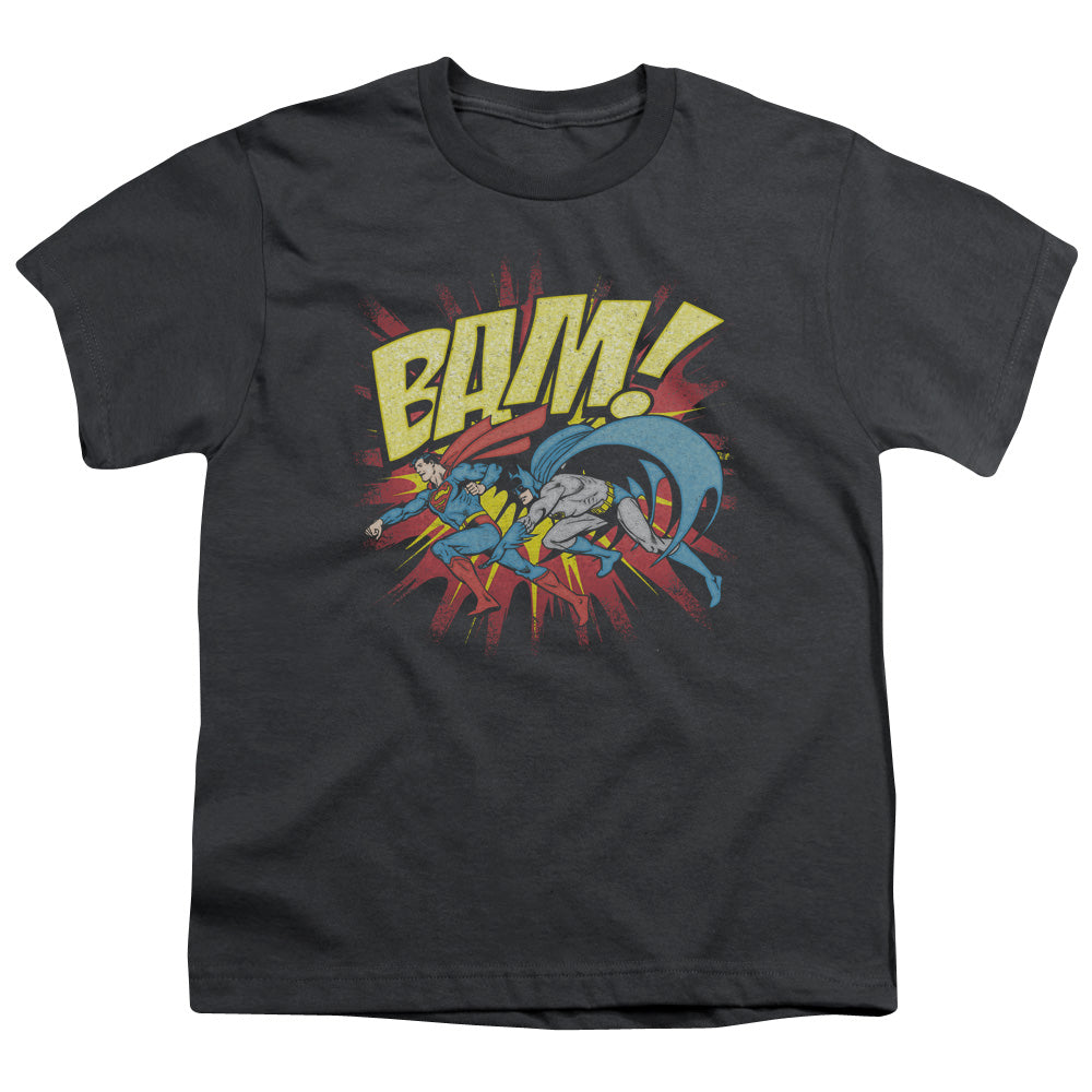 DC Comics Bam Kids Youth T Shirt Charcoal