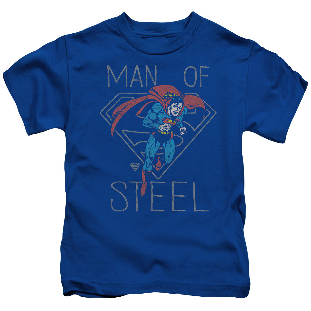 DC Comics Hardened Heart Juvenile Kids Youth T Shirt Royal Blue