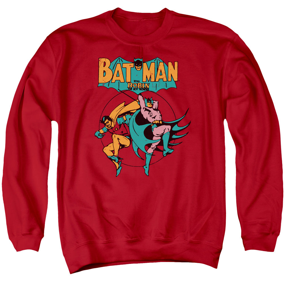 DC Comics Starling Shock Mens Crewneck Sweatshirt Red