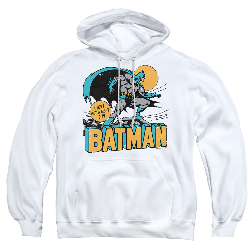 Dc Night Off Mens Hoodie White Officially Licensed