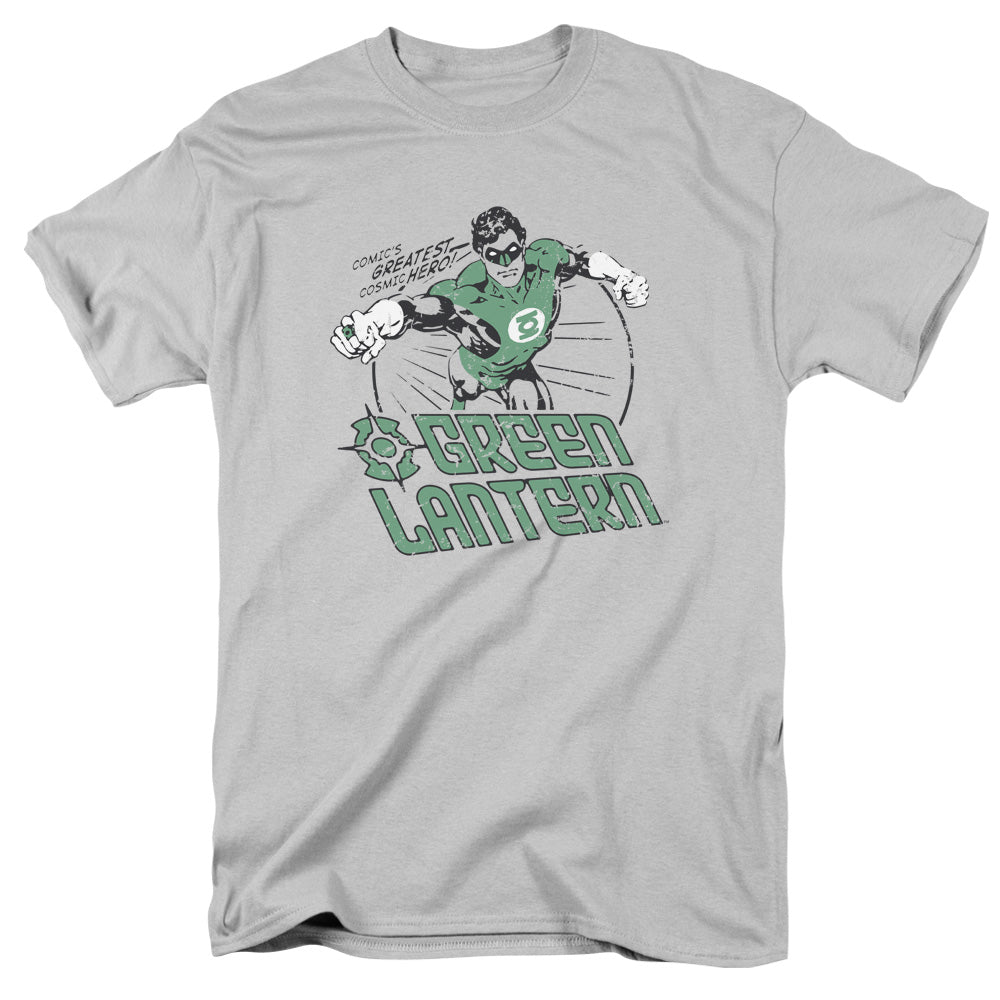 DC Comics Coic Hero Mens T Shirt Silver