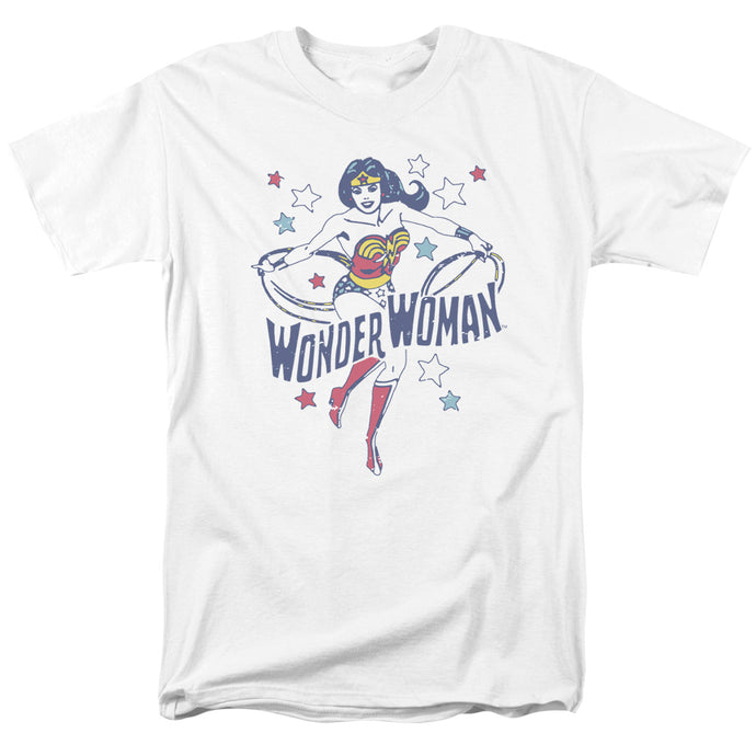 DC Comics Wonder Woman Stars Mens T Shirt White