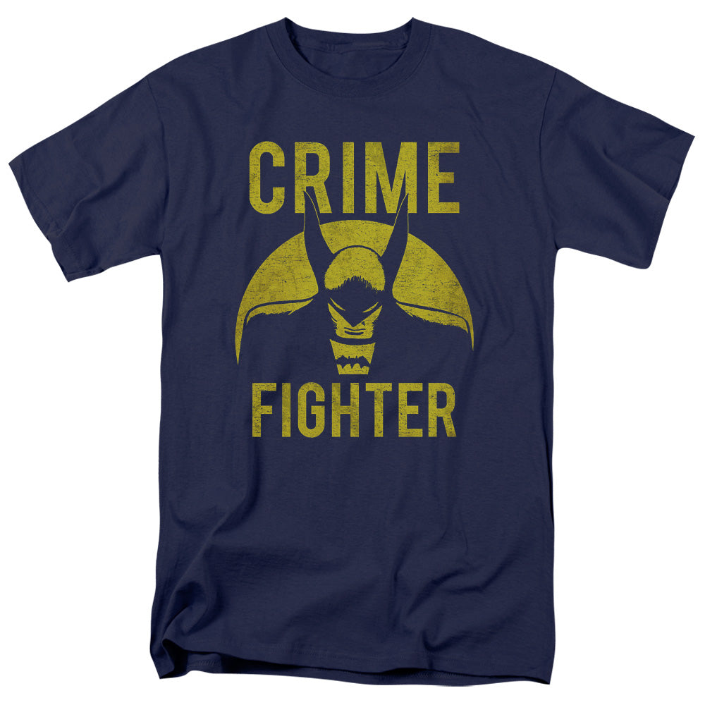 DC Comics Fight Crime Mens T Shirt Navy Blue
