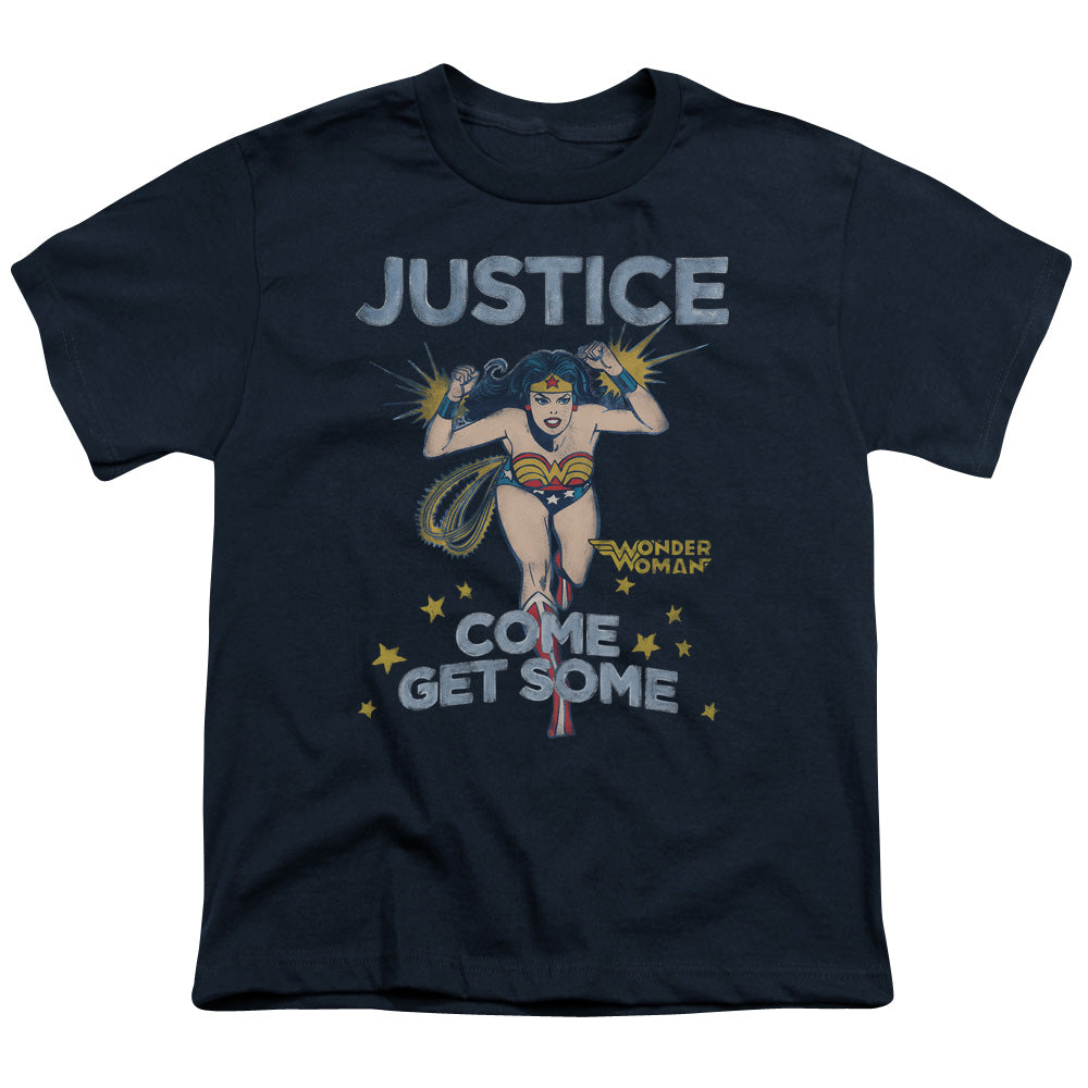DC Comics Get Some Kids Youth T Shirt Navy Blue