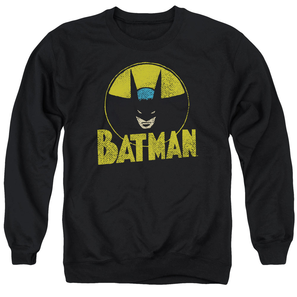 DC Comics Circle Bat Mens Crewneck Sweatshirt Black