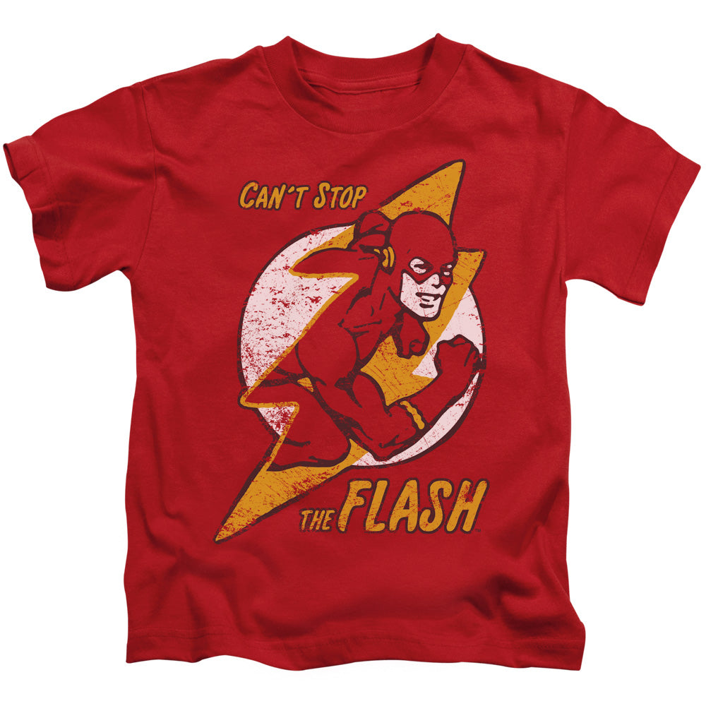 DC Comics Flash Flash Bolt Juvenile Kids Youth T Shirt Red