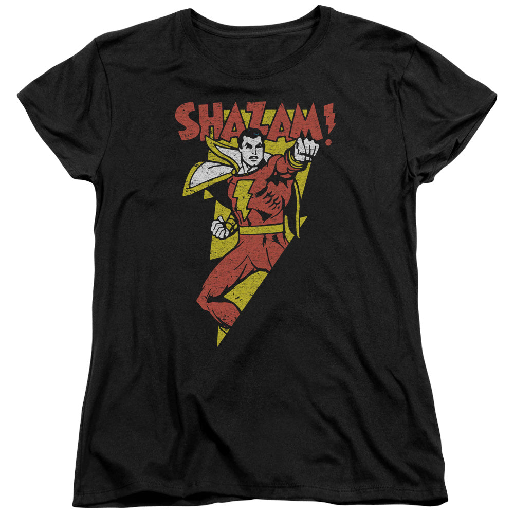 DC Comics in Bolt Womens T Shirt Black