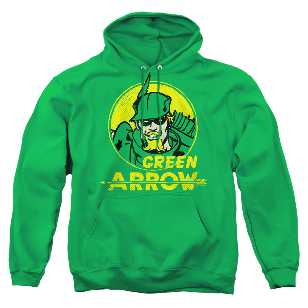 Dc Archer Circle Mens Hoodie Kelly Green Officially Licensed
