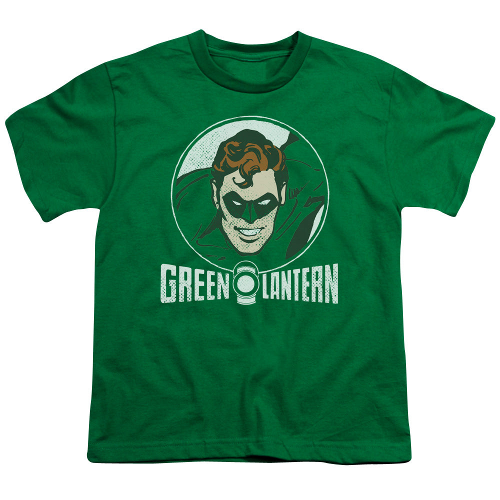 DC Comics Lantern Circle Kids Youth T Shirt Kelly Green