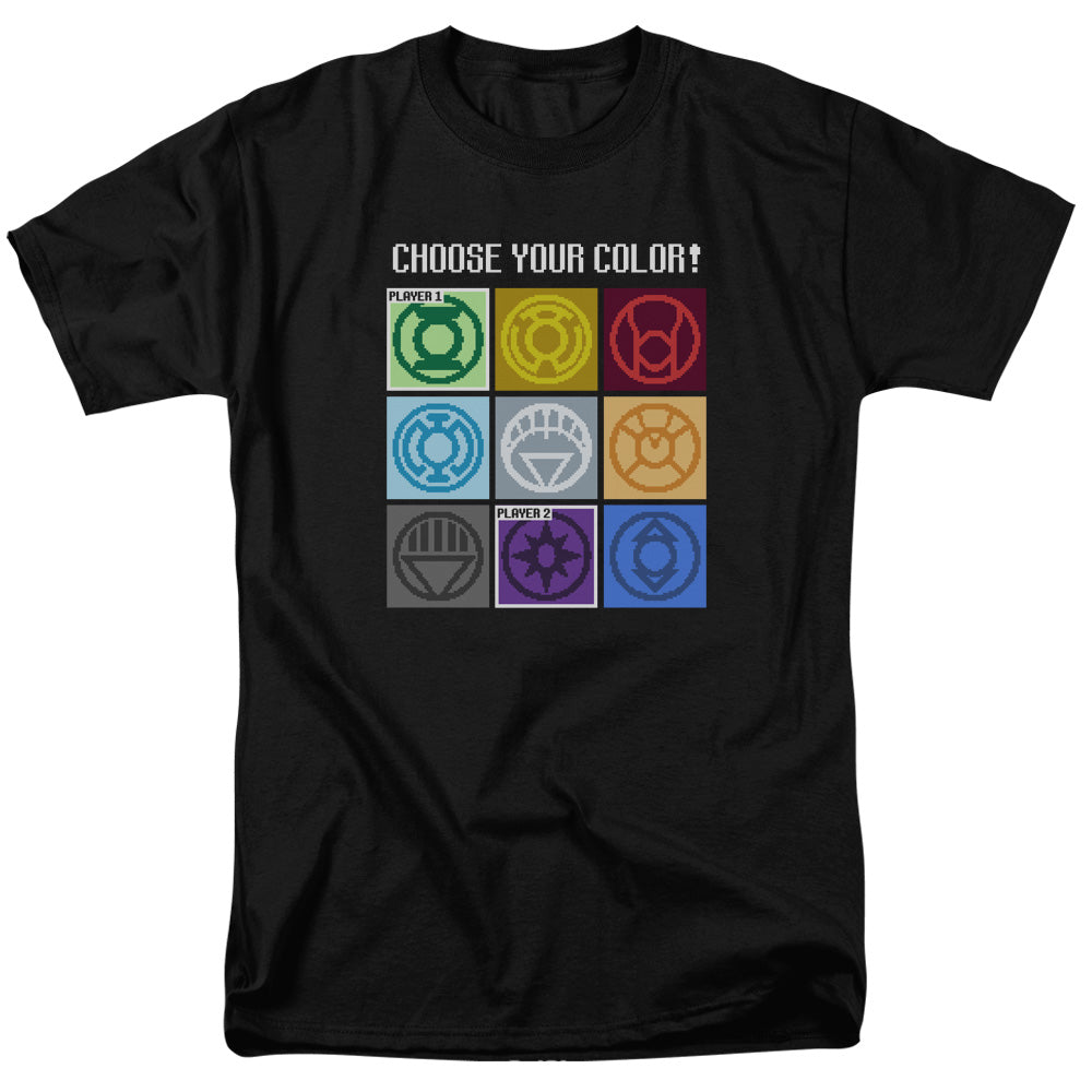 DC Comics Choose Your Color Mens T Shirt Black