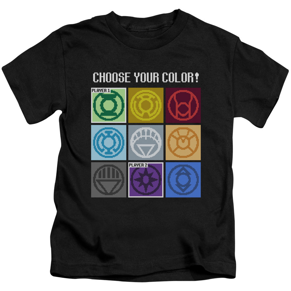 DC Comics Choose Your Color Juvenile Kids Youth T Shirt Black