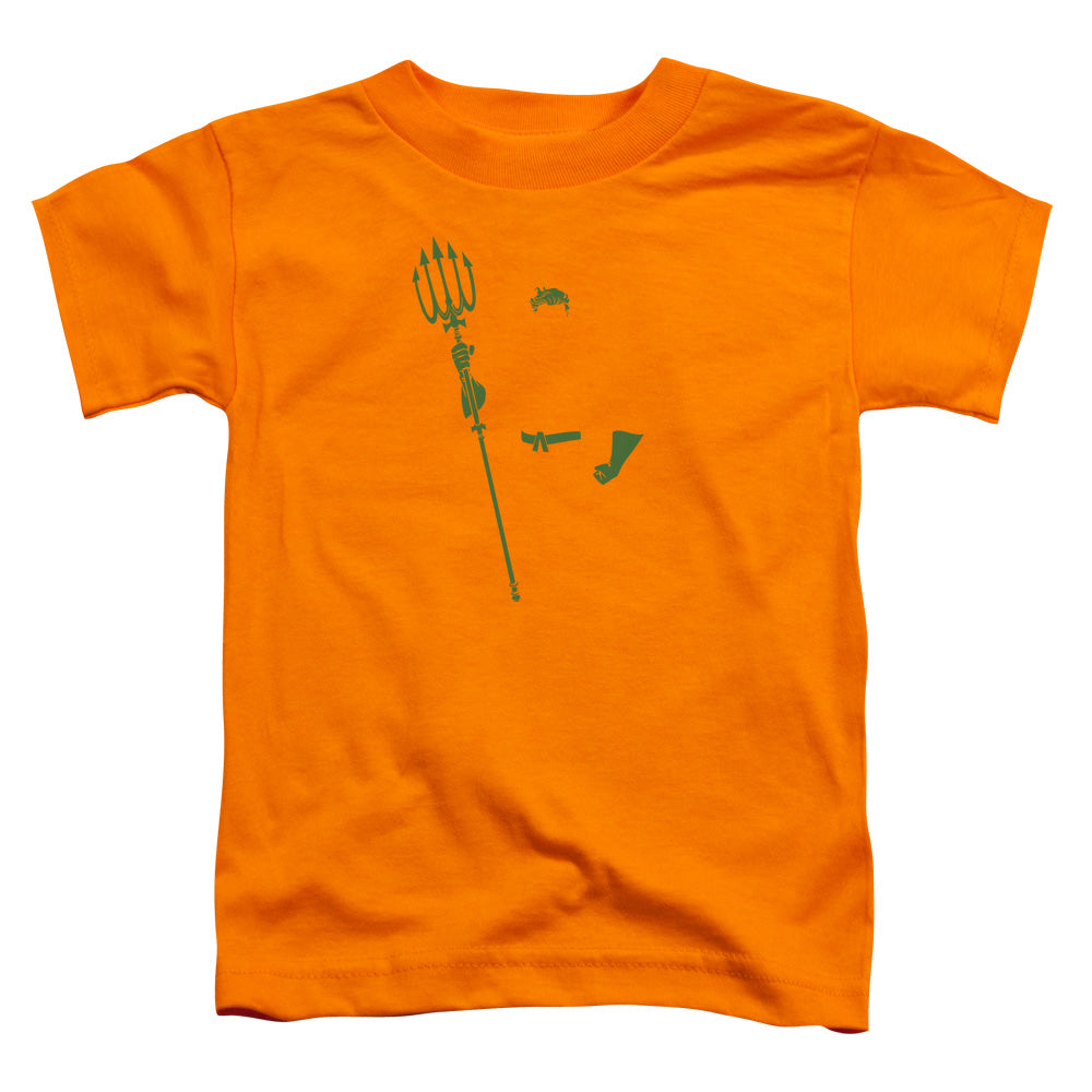 DC Comics Aqua Min Toddler Kids Youth T Shirt Orange