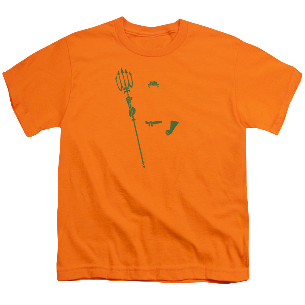 DC Comics Aqua Min Kids Youth T Shirt Orange