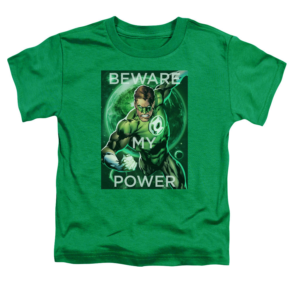 DC Comics Power Toddler Kids Youth T Shirt Kelly Green