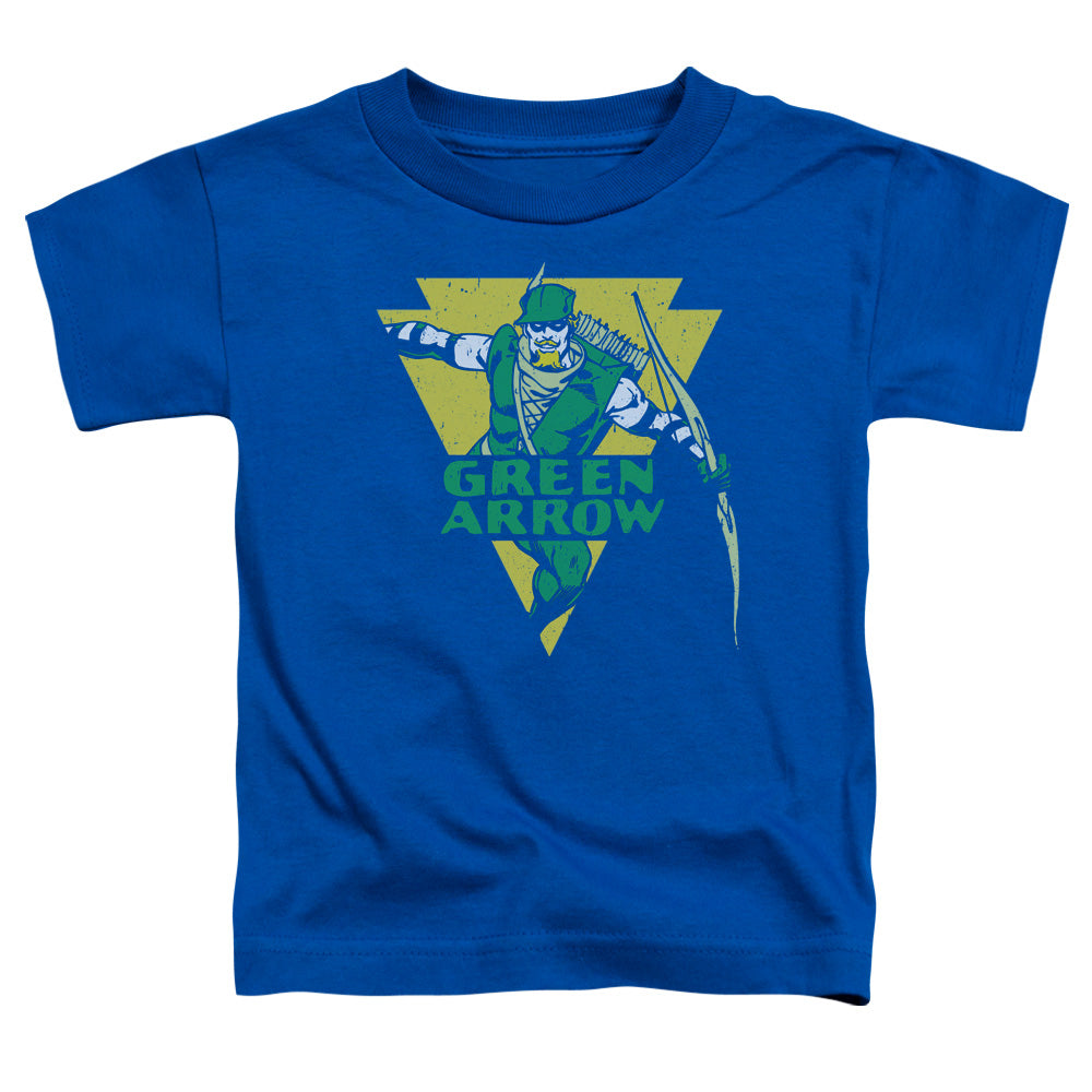 DC Comics Distressed Arrow Toddler Kids Youth T Shirt Royal Blue
