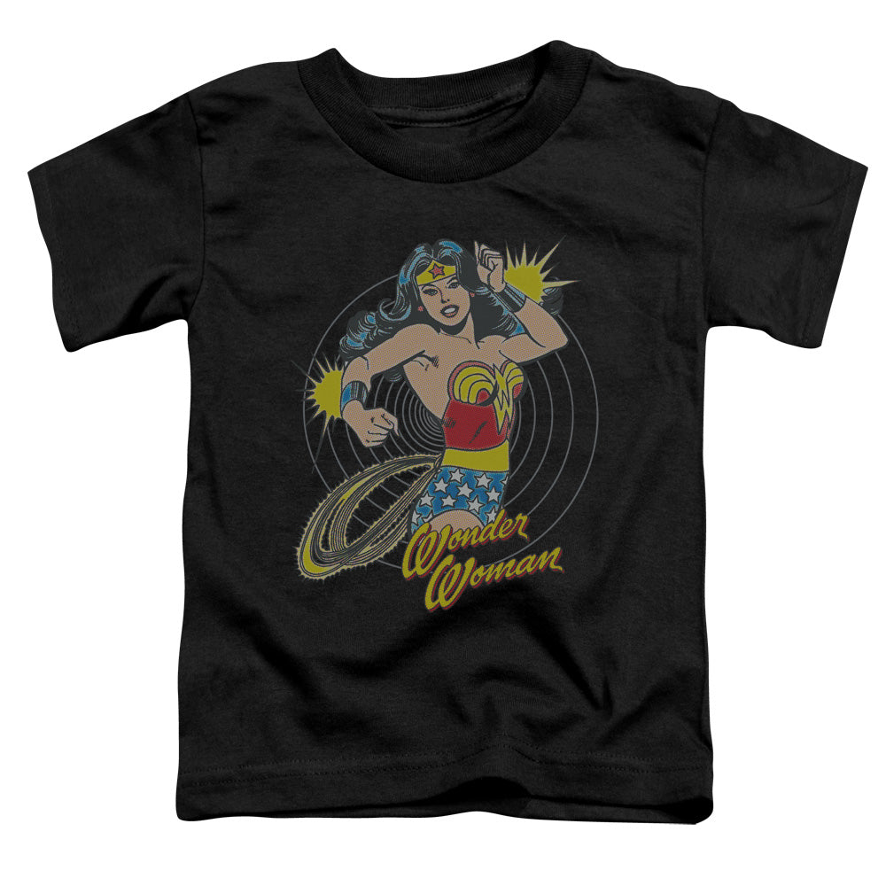 DC Comics Spinning Toddler Kids Youth T Shirt Black