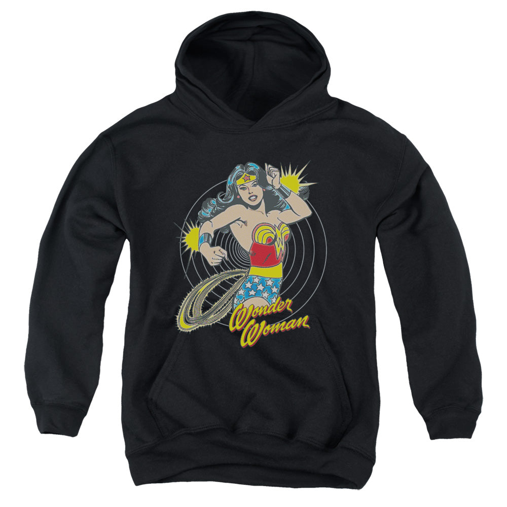 DC Comics Spinning Kids Youth Hoodie Black