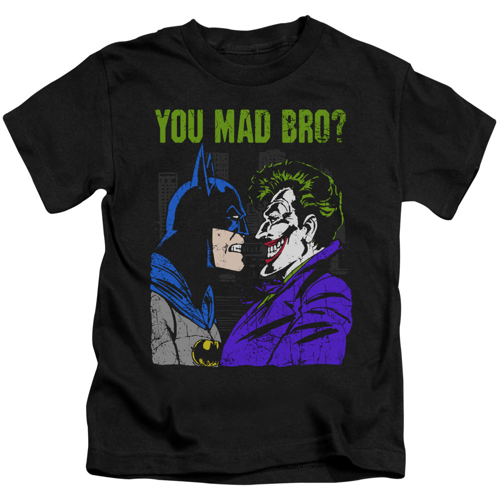 DC Comics Mad Bro Juvenile Kids Youth T Shirt Black