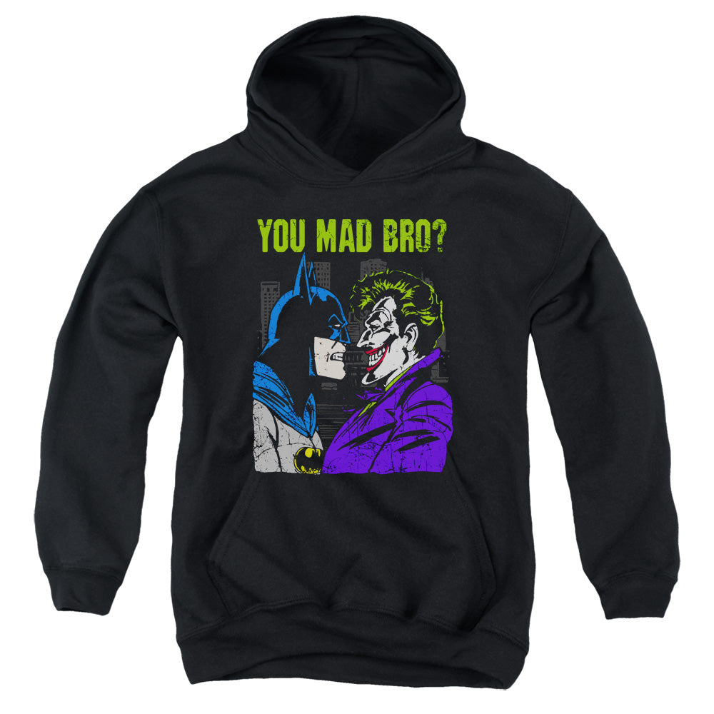 DC Comics Mad Bro Kids Youth Hoodie Black