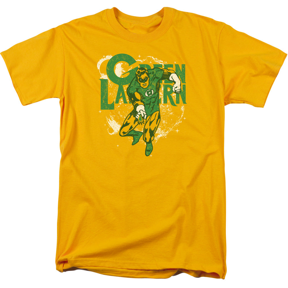 DC Comics Coic Strip Mens T Shirt Gold