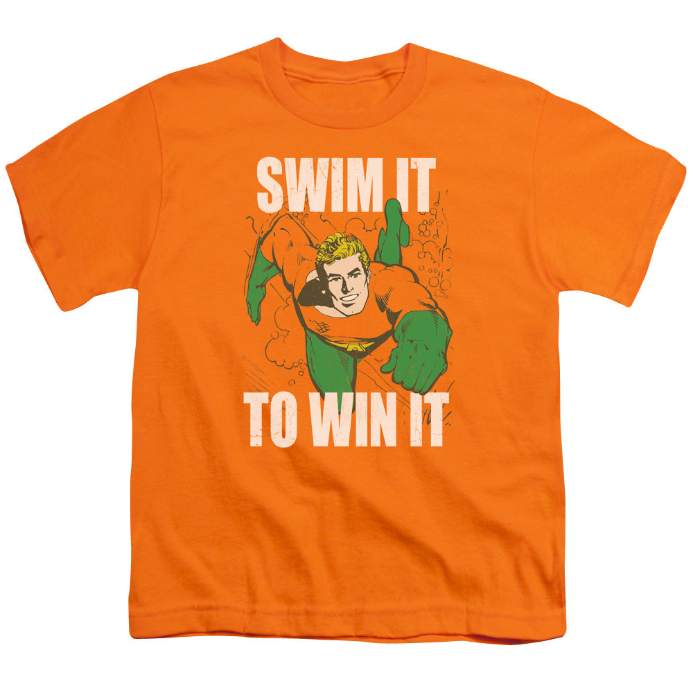 DC Comics Swim It Kids Youth T Shirt Orange