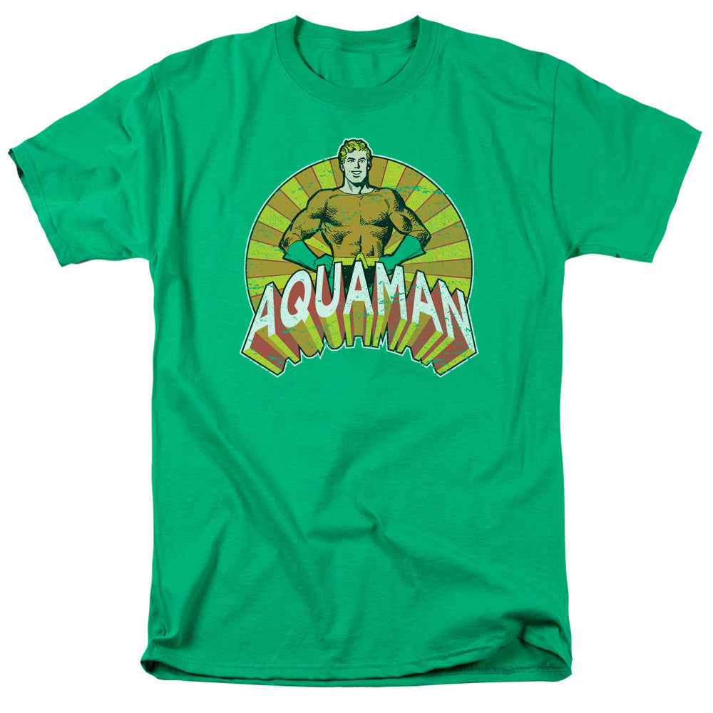 DC Comics Arms Akimbo Mens T Shirt Kelly Green