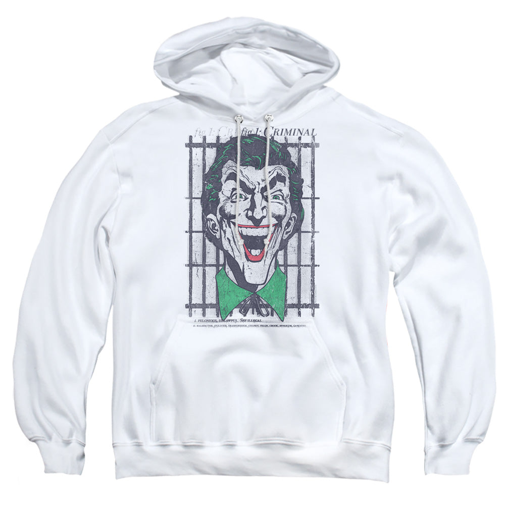 Dc Criminal Mens Hoodie White Officially Licensed