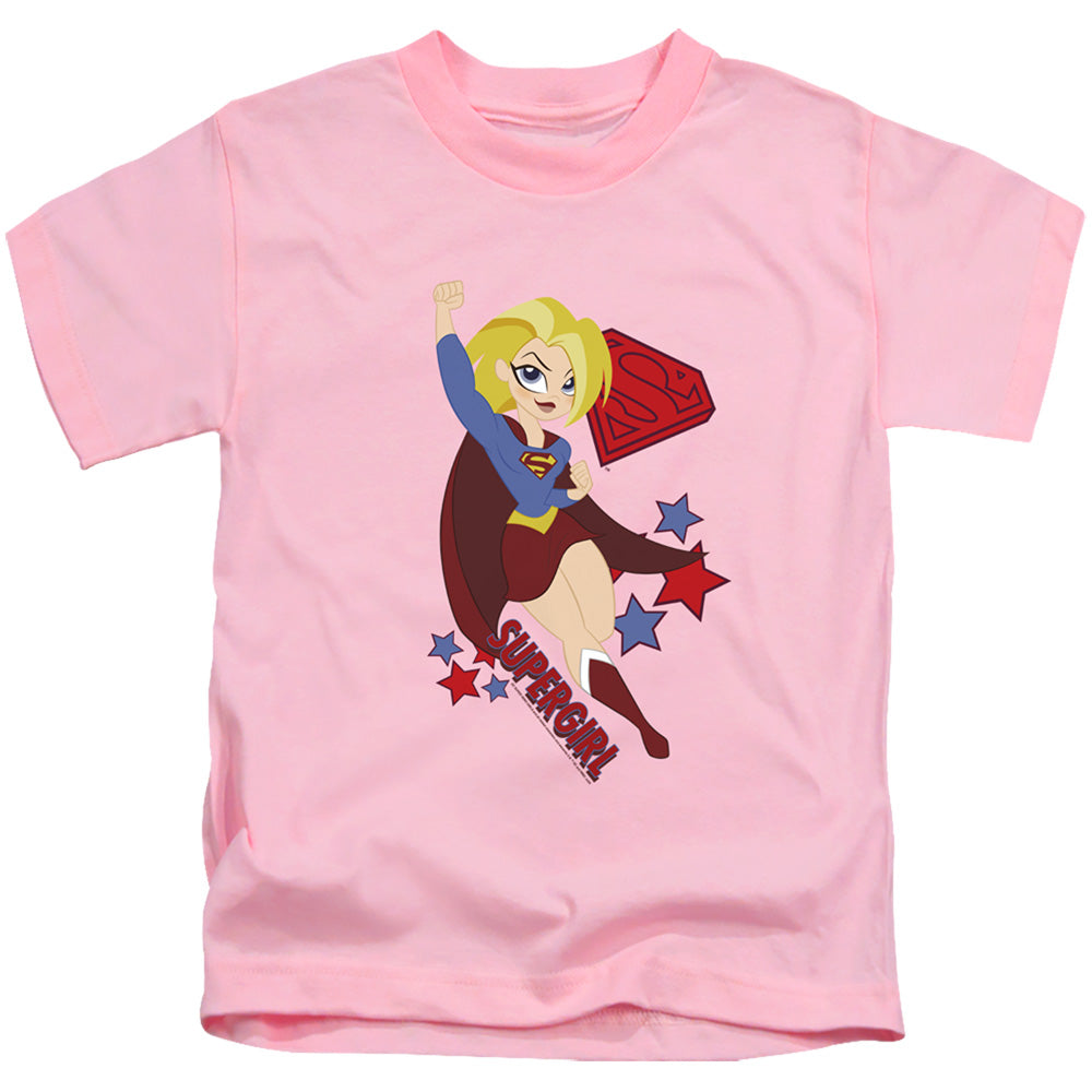 Dc Superhero Girls Supergirl Juvenile Kids Youth T Shirt Pink