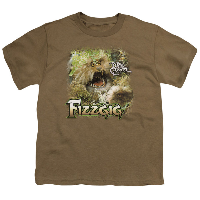 The Dark Crystal Fizzgig Kids Youth T Shirt Safari Green
