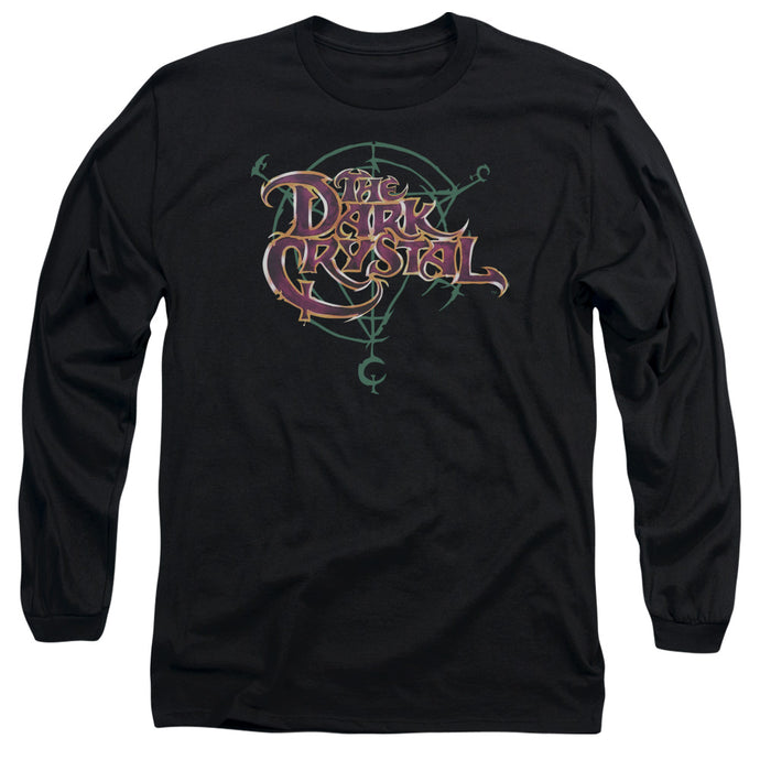 The Dark Crystal Symbol Logo Mens Long Sleeve Shirt Black
