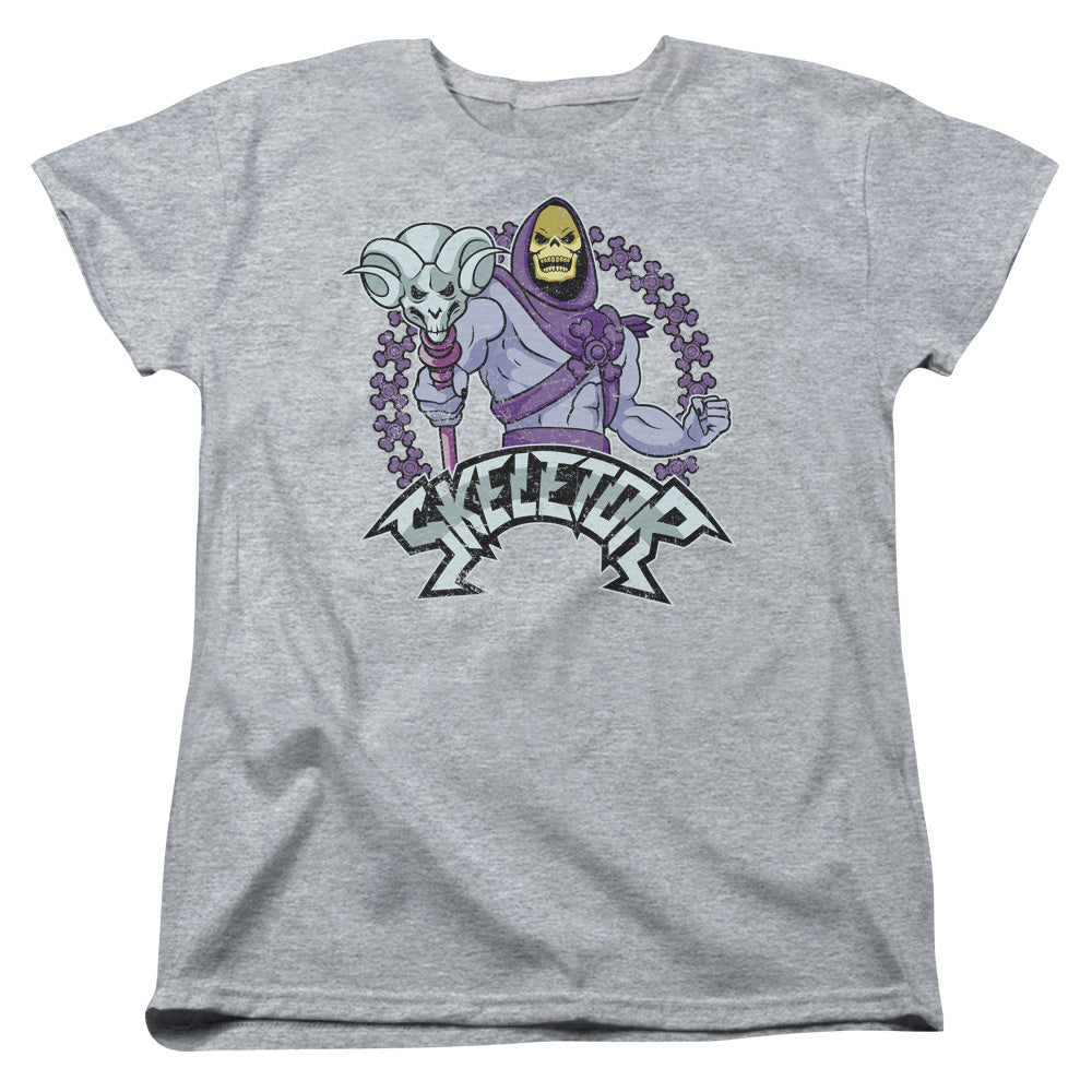 Masters of the Universe Skeletor Womens T Shirt Athletic Heather