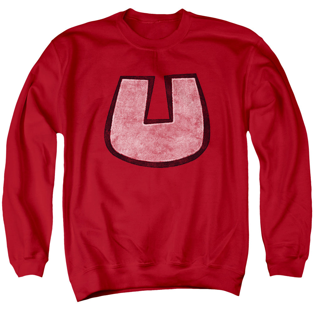 Underdog U Crest Mens Crewneck Sweatshirt Red