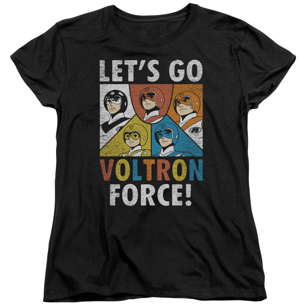 Voltron Force Womens T Shirt Black