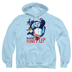 Kung Fu Panda Kung Fu Mens Hoodie Light Blue