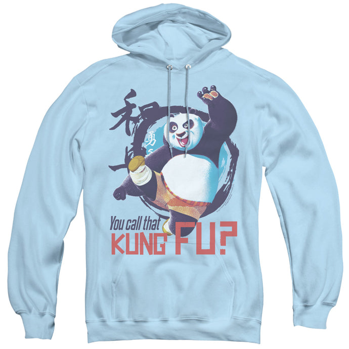 Kung Fu Panda Kung Fu Mens Hoodie Light Blue