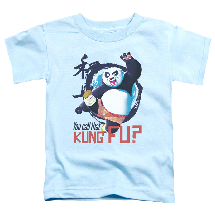 Kung Fu Panda Kung Fu Toddler Kids Youth T Shirt Light Blue