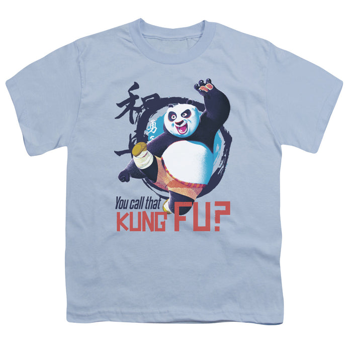 Kung Fu Panda Kung Fu Kids Youth T Shirt Light Blue