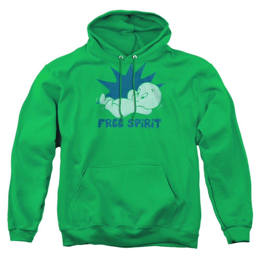 Casper Free Spirit Mens Hoodie Kelly Green Officially Licensed