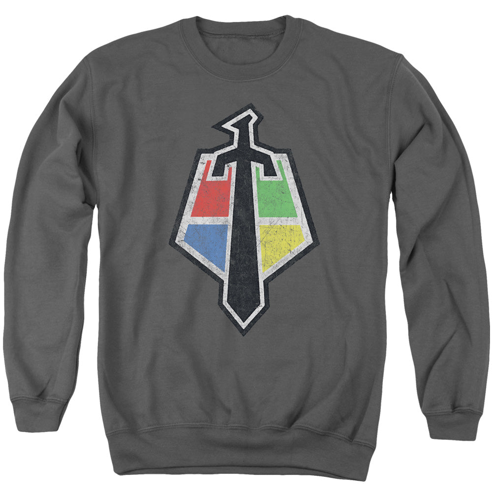 Voltron Sigil Mens Crewneck Sweatshirt Charcoal