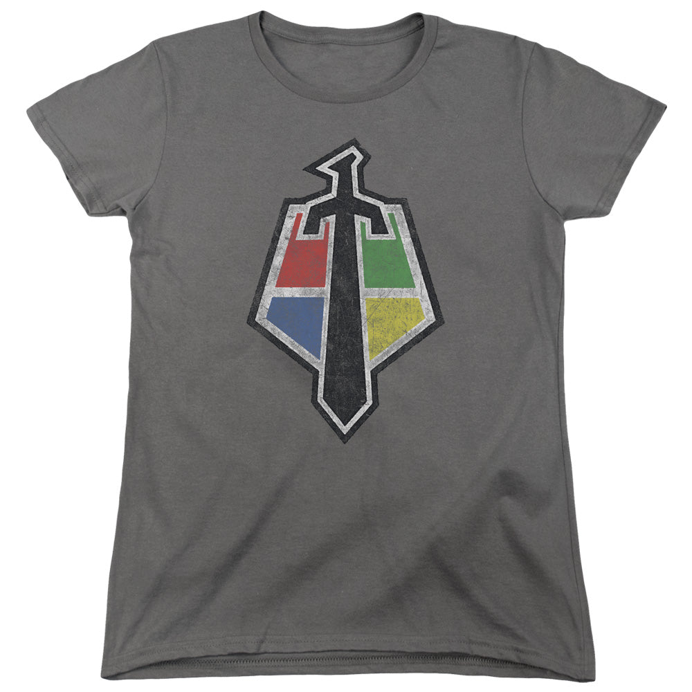 Voltron Sigil Womens T Shirt Charcoal