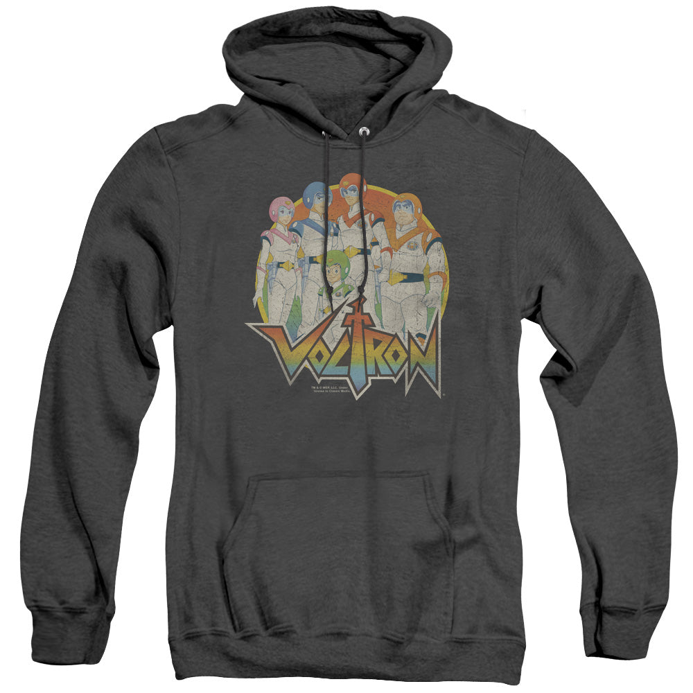 Voltron Group Heather Mens Hoodie Black