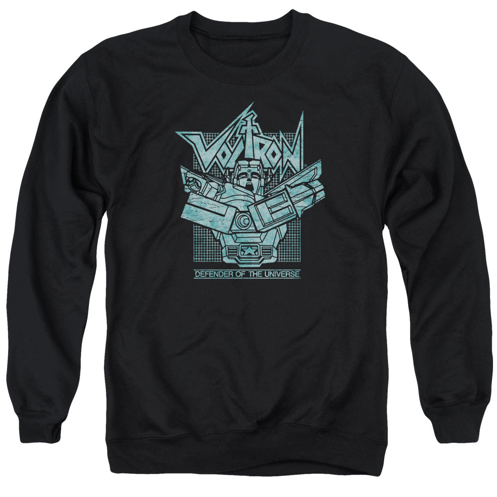 Voltron Defender Rough Mens Crewneck Sweatshirt Black