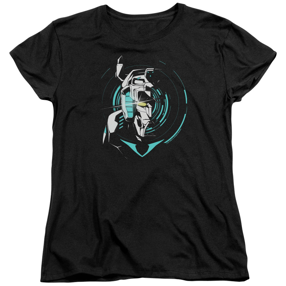 Voltron Defender Noir Womens T Shirt Black