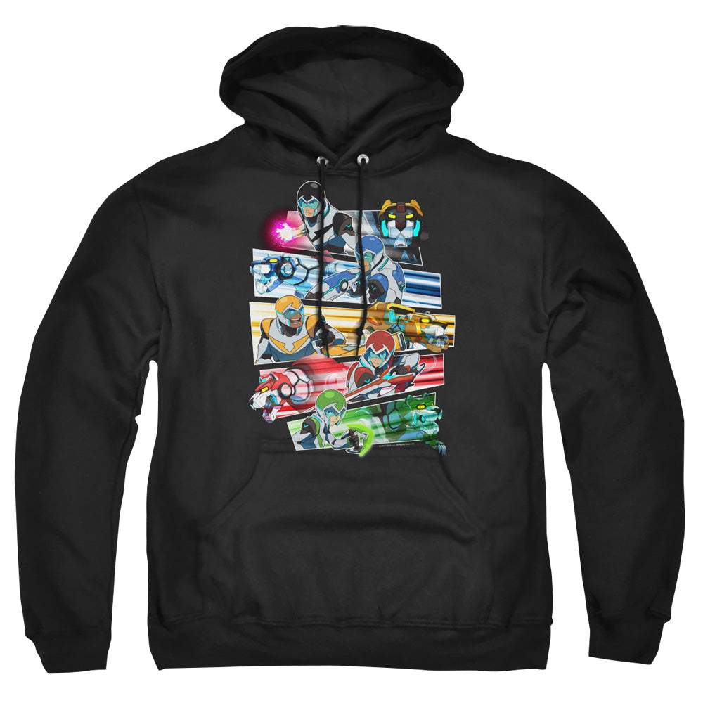 Voltron Paladins Strike Mens Hoodie Black Officially Licensed