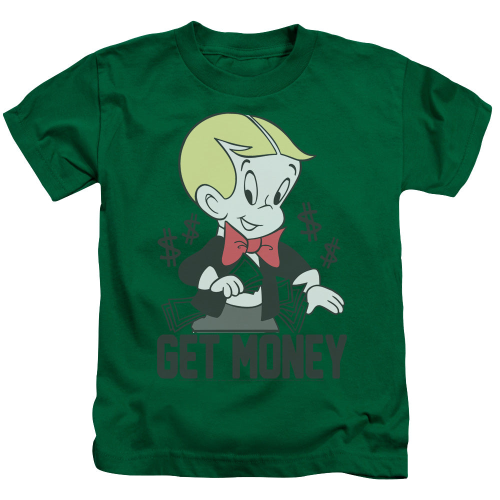 Richie Rich Get Money Juvenile Kids Youth T Shirt Kelly Green